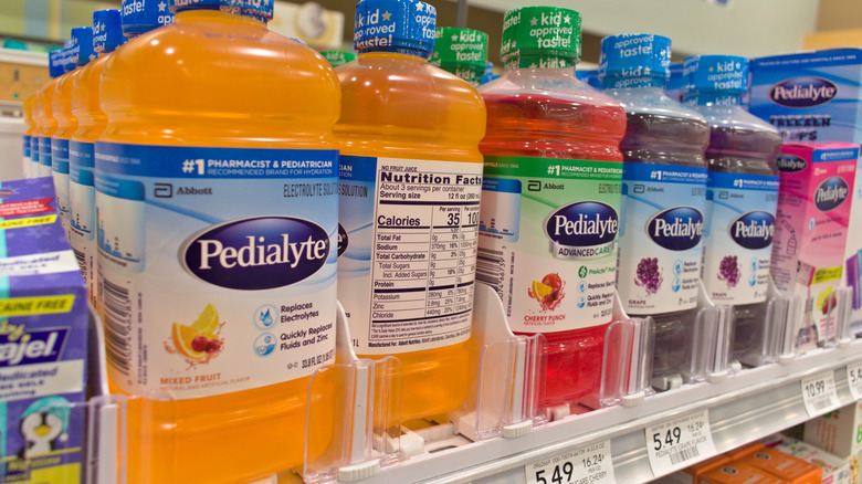 Pedialyte in a store