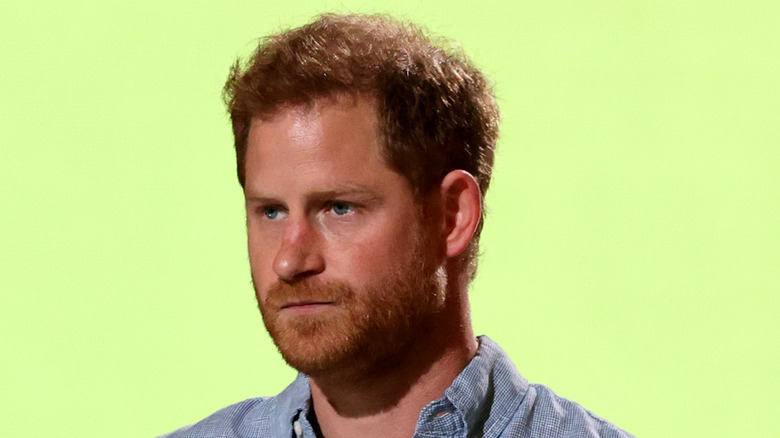 Prince Harry speaking in California