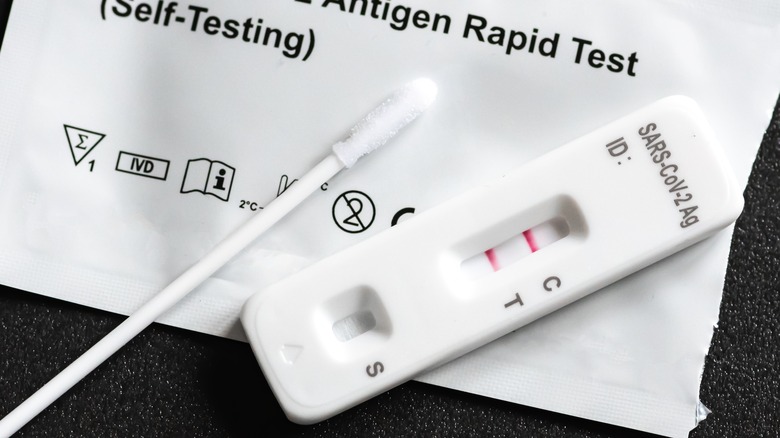 positive covid test