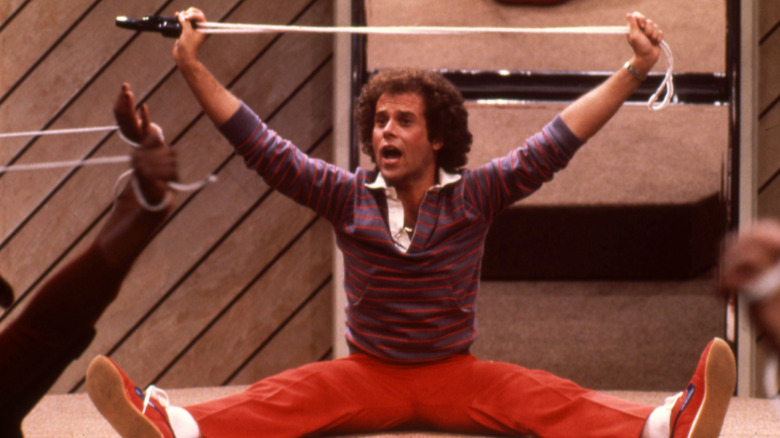 Richard Simmons giving an appearance on "General Hospital" as himself