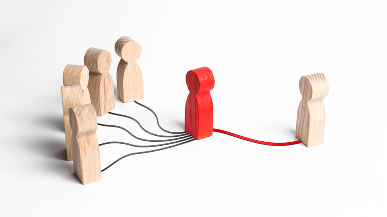 Figures connected to one another
