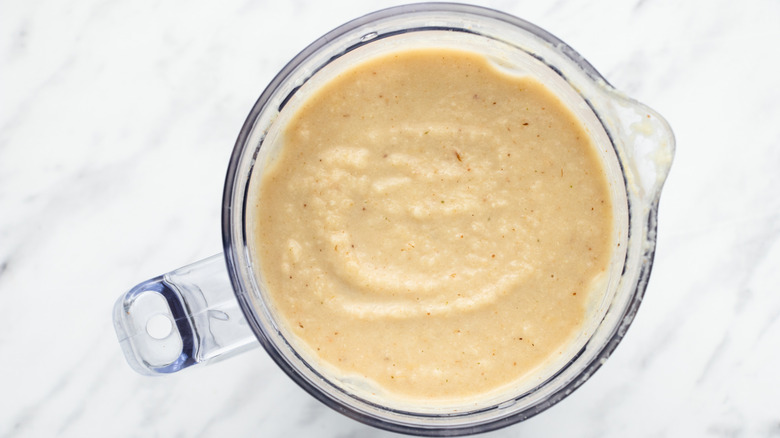 soup in blender