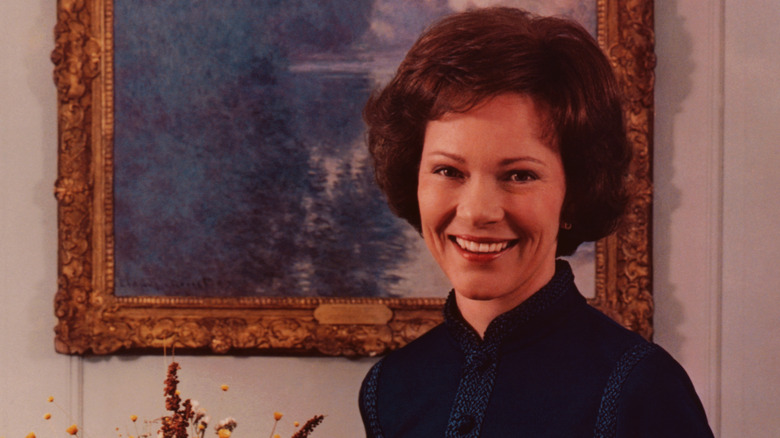 Young Rosalynn Carter smiling portrait