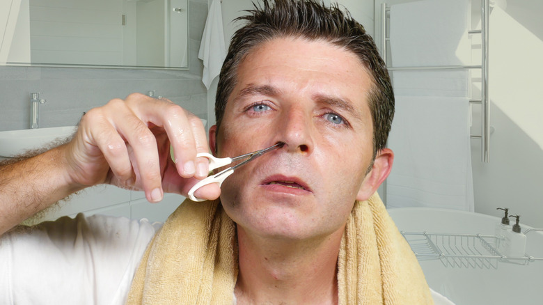 plucking nose hairTikTok Search