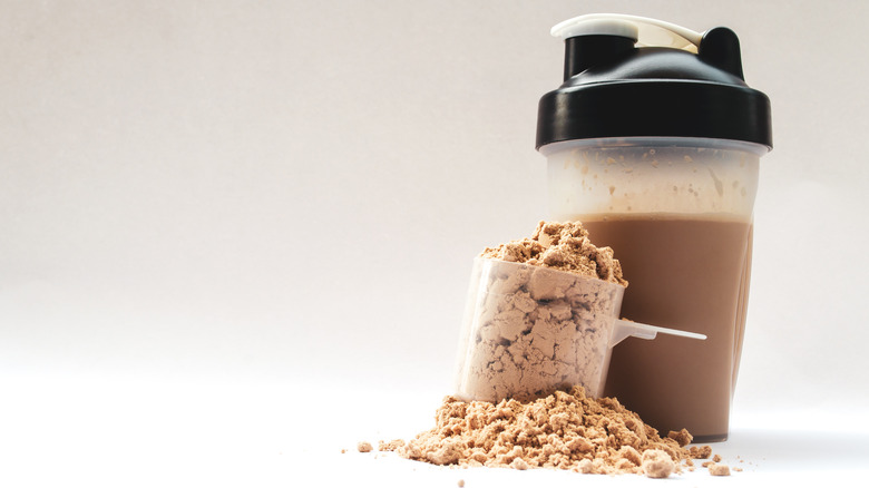 powder protein shake