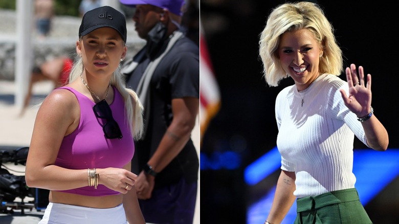 Savannah Chrisley before and after a GLP-1 weight reduction