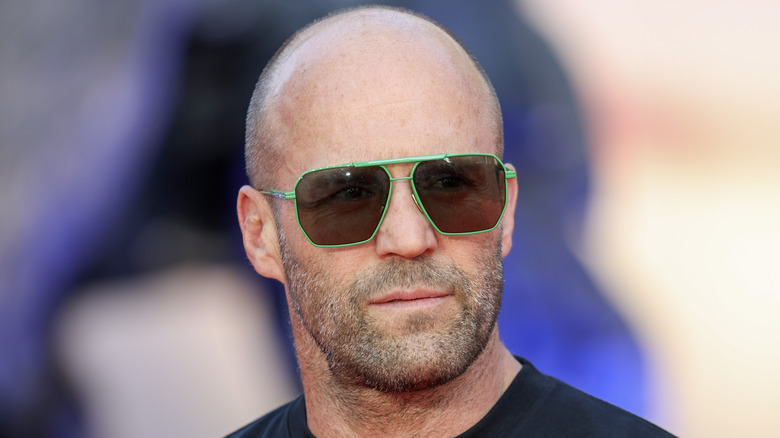 Jason Statham posing