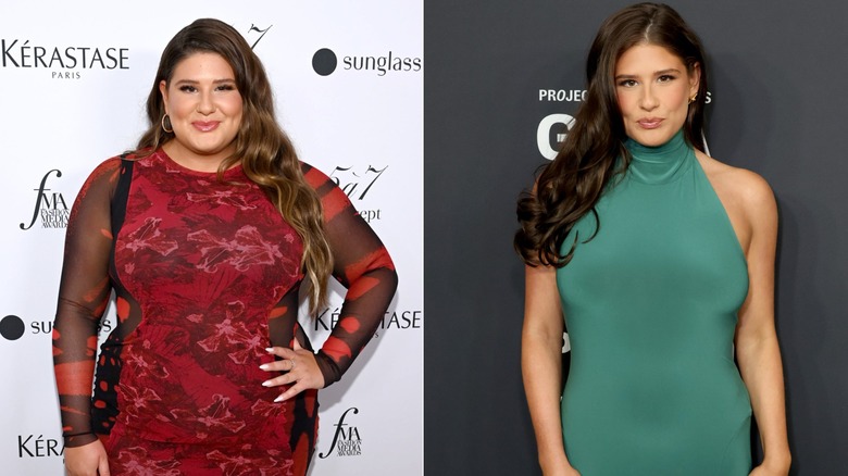 Remi Bader before and after using GLP-1s and other methods to lose weight