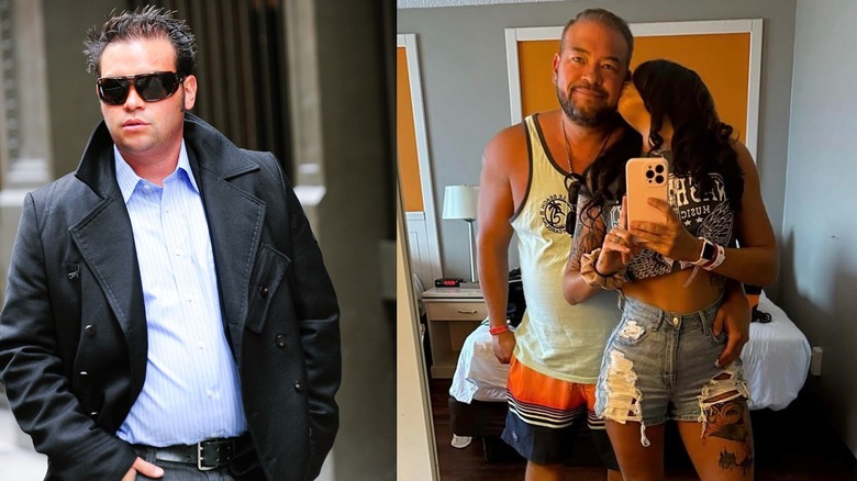 Jon Gosselin before and after he started taking care of health using GLP-1s