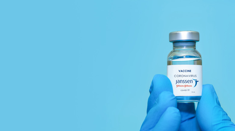 vial of Johnson & Johnson's COVID-19 vaccine