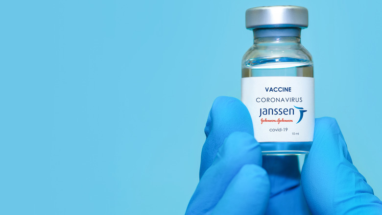 vial of Johnson & Johnson's COVID-19 vaccine