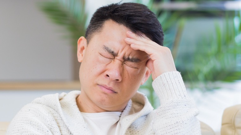 man caffeine withdrawal severe headache
