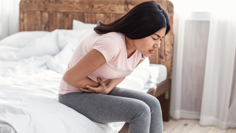 woman with irritable bowel syndrome