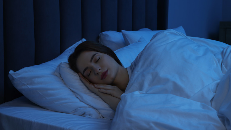 Person unable to sleep