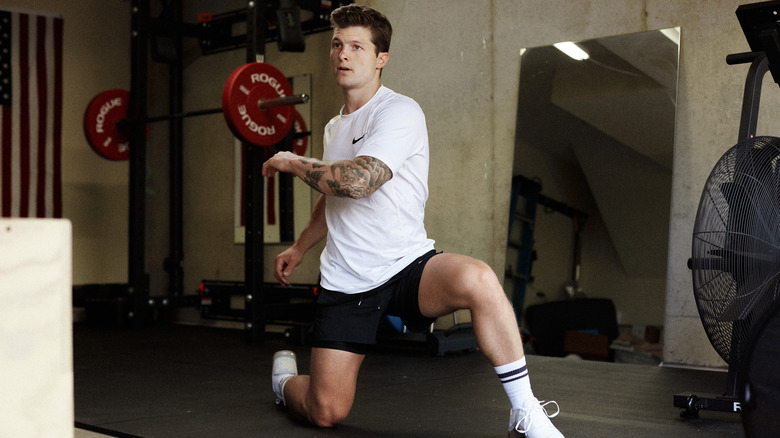 Josh Herbert training for the Ironman Triathlon