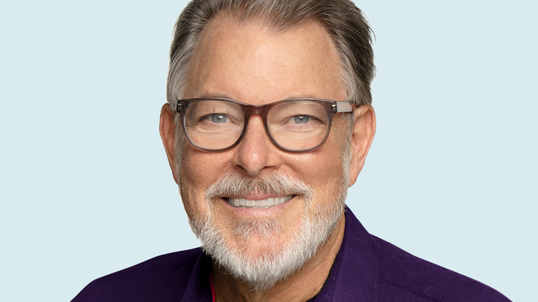 Jonathan Frakes smiling for PanCAN