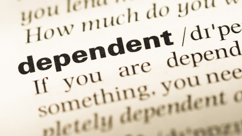 Dependent definition in dictionary