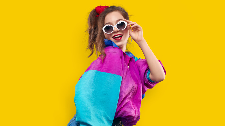 teenager with sunglasses