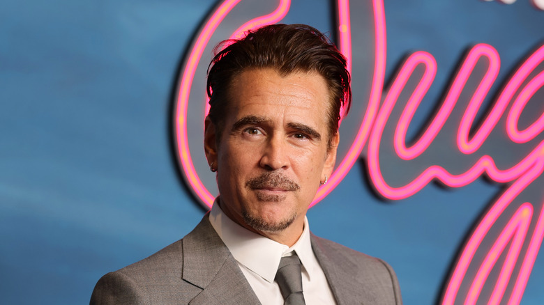Collin Farrell posing