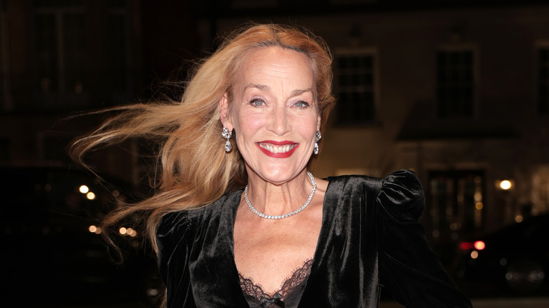 Jerry Hall smiling