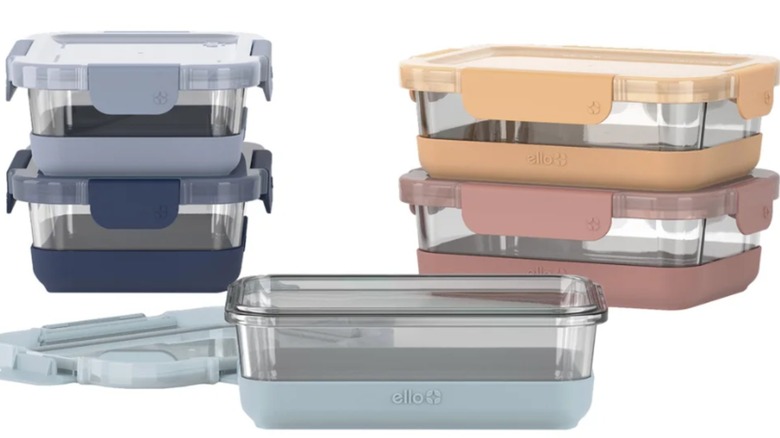 Costco Ello Duraglass Meal Prep Kit containers