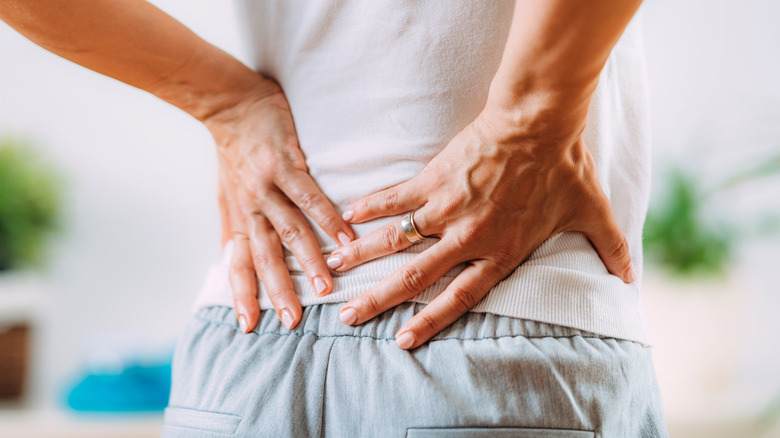women with lower back/sciatica pain