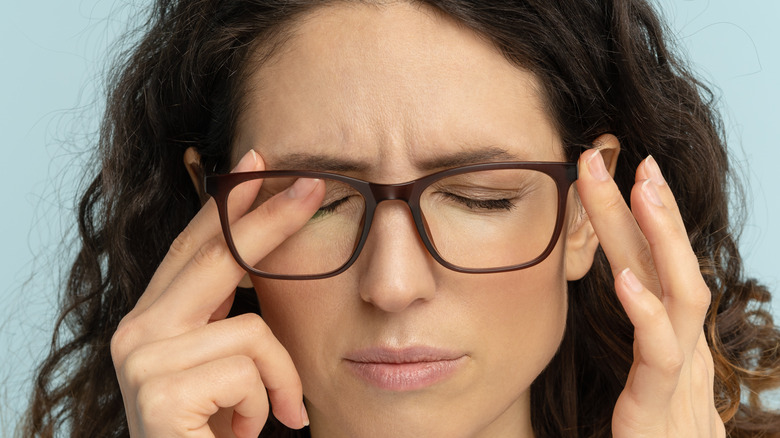 painful eye irritation