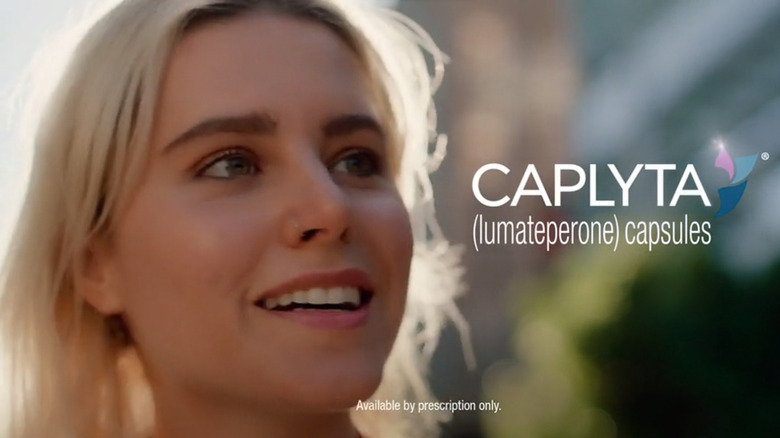 Still from commercial for Caplyta