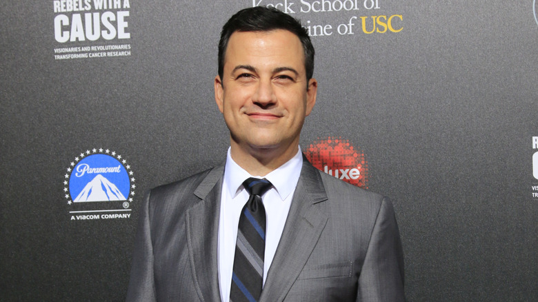 Actor Jimmy Kimmel smiling at an event