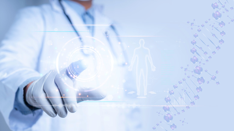 Touchscreen DNA graphics