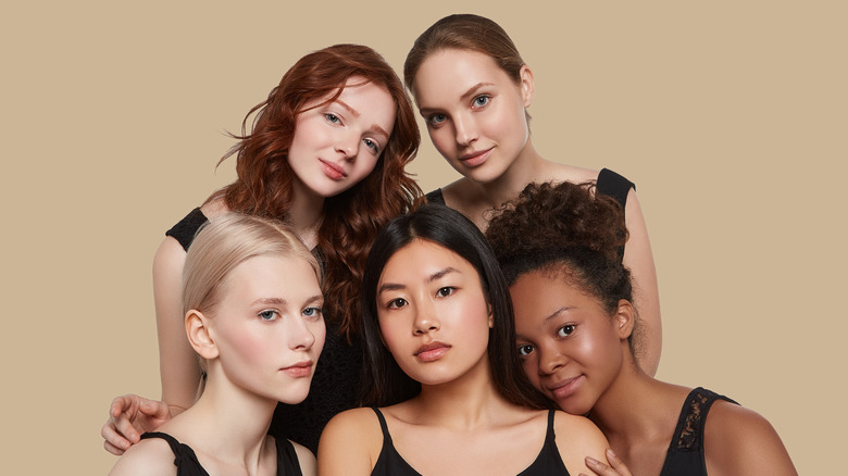 A group of women with different hair colors