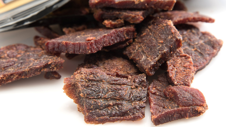 package of beef jerky
