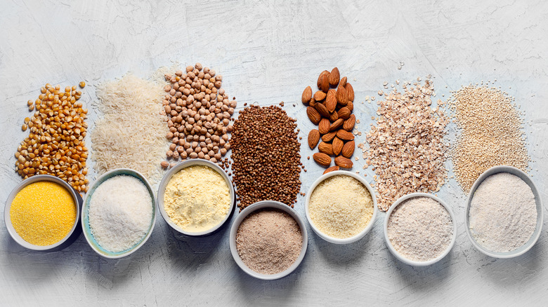 various gluten-free flours