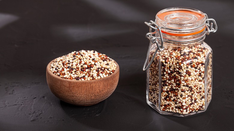 uncooked quinoa