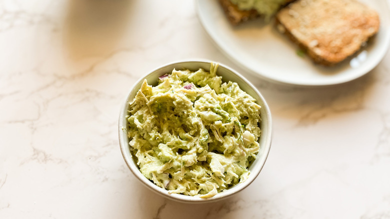 chicken salad in a bowl