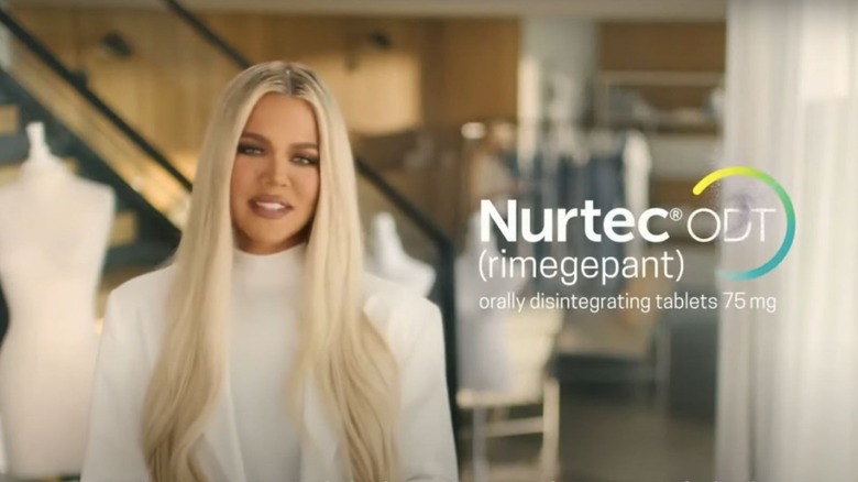 Khloe Kardashian in Nurtec commercial