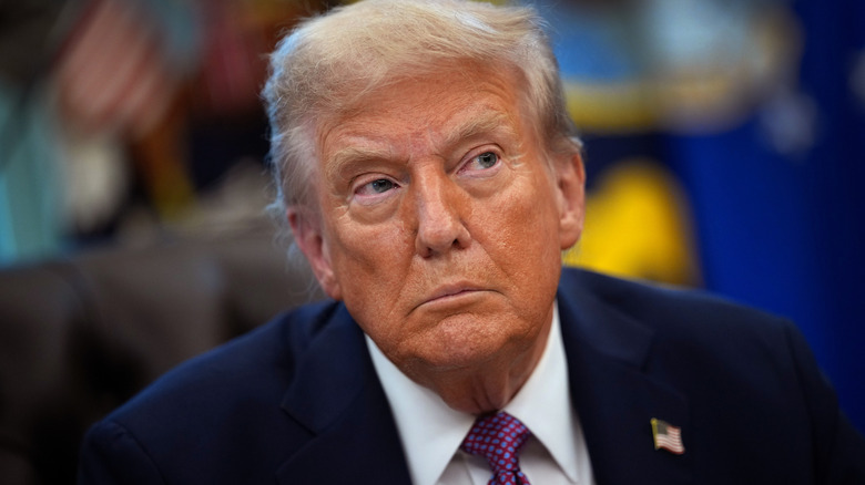 President Donald Trump speaking at the White House Oval Office in September 2025