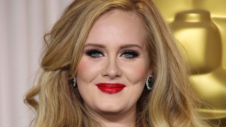 Adele on the red carpet, 2013