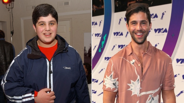 Josh Peck before and after his weight loss