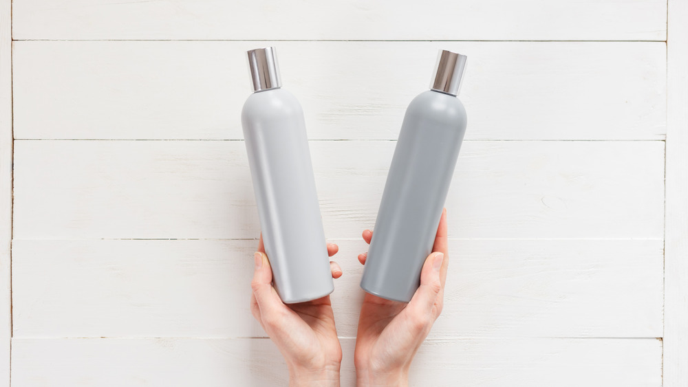 shampoo bottles
