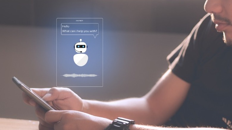 artist's concept of chatbot therapy 