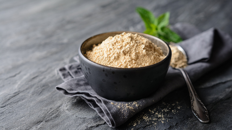 photo of ground maca supplement
