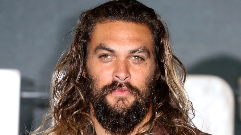 Close-up of Jason Momoa