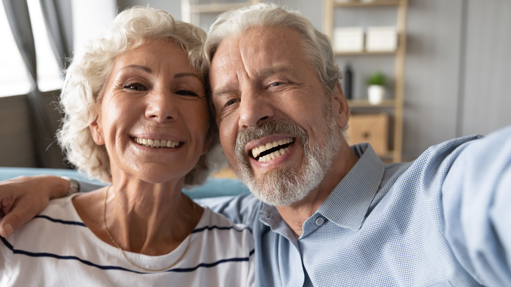 older happy couple