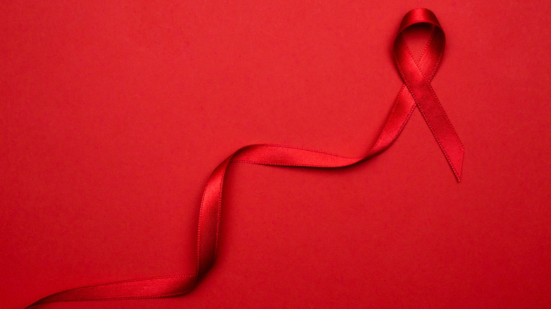 Red HIV ribbon
