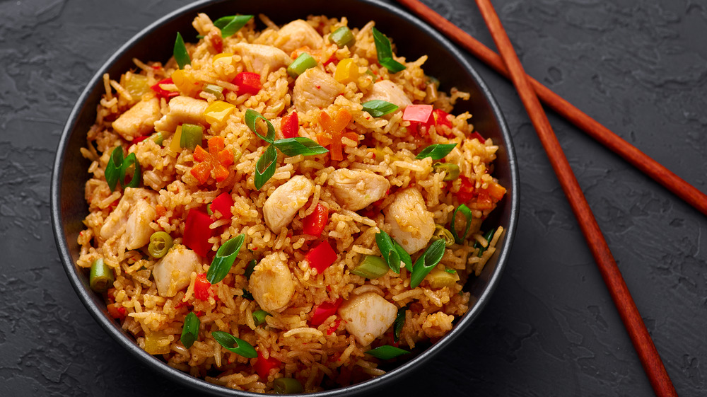 Overview of Szechuan fried rice