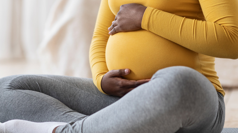 pregnant Black woman