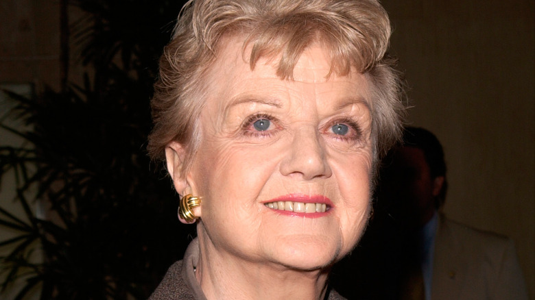 Angela Lansbury smiles at an event