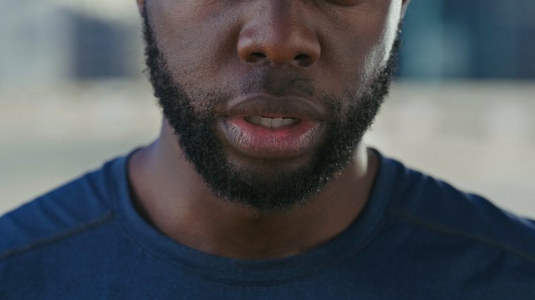 Breathing through your mouth