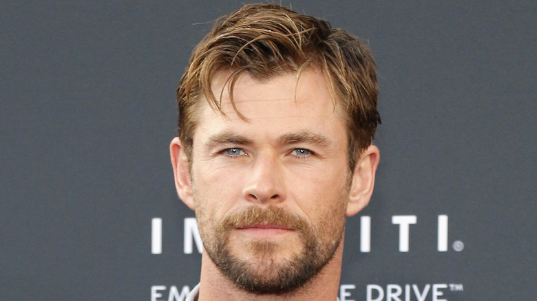 Close-up of Chris Hemsworth